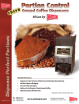 Cecilware Ground Coffee Dispensers User's Manual