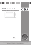 CDA SV 980 User's Manual