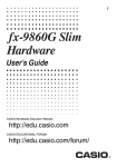 Casio SLIM FX-9860G User's Manual
