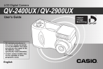 Casio QV-2400UX User's Manual