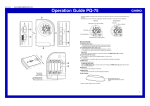 Casio PQ-75 Owner's Manual