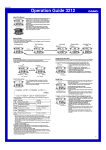 Casio MA0910-EA User's Manual