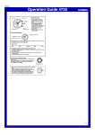 Casio MA0606-EA User's Manual