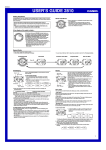 Casio MA0304-A User's Manual