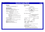 Casio ITM-461 Owner's Manual