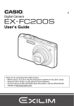 Casio EX-FC200S User's Manual