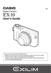 Casio EX-10 Owner's Manual