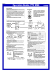 Casio Watch 4780 User's Manual