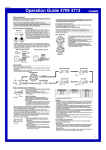 Casio Watch 4713 User's Manual