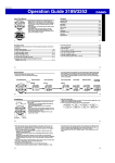 Casio Watch 3252 User's Manual