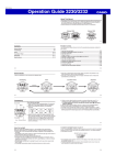 Casio Watch 3232 User's Manual