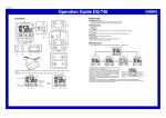 Casio DQ-746 User's Manual