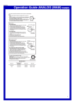 Casio MA1002-EA User's Manual