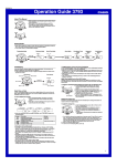 Casio 3793 User's Manual