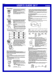 Casio 2617 MO0212-A User's Manual