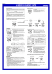 Casio 2572 User's Manual