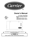 Carrier ASPASICCA007 User's Manual