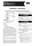 Carrier 50PG03-16 User's Manual