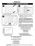 Cardinal Gates XTG User's Manual