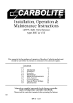 Carbonite Furnace HST User's Manual