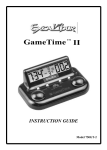 CarAlarms GAMETIMETM 750GT-2 User's Manual