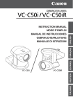 Canon VC-C50iR User's Manual