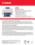 Canon I455 User's Manual