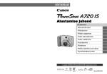 Canon A720 User's Manual