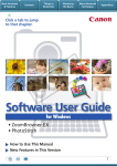 Canon A470 Software Guide for Windows