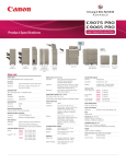 Canon C9065S Specification Sheet