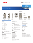 Canon C5235 Specification Sheet