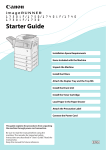 Canon imageRUNNER 1730 Getting Started Guide