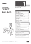 Canon imagePROGRAF iPF8300 Basic Guide