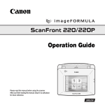Canon 220P Owner's Manual