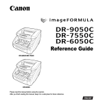 Canon DR-6050C Owner's Manual