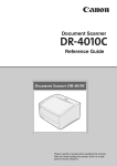 Canon DR-4010C Owner's Manual