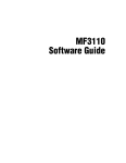 Canon imageCLASS MF3110 Software Guide