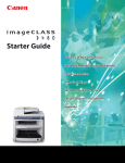 Canon imageCLASS D480 Getting Started Guide