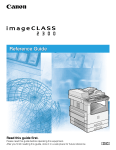 Canon imageCLASS 2300N Reference Guide