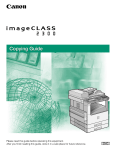 Canon ImageCLASS 2300 User's Manual
