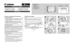 Canon EF55-200mm User's Manual