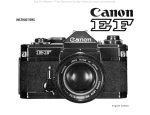 Canon EF User's Manual