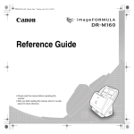 Canon DR-M160 User's Manual