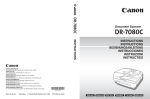 Canon DR-7080C User's Manual