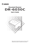 Canon DR-6030C User's Manual