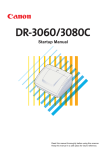 Canon DR-3060 Owner's Manual