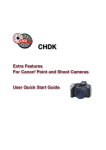 Canon CHDK User's Manual