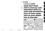 Canon CanoScan 8600F Quick Start Manual