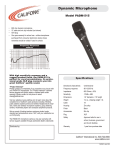 Califone PADM-515 User's Manual