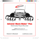 Califone Music Maker User's Manual